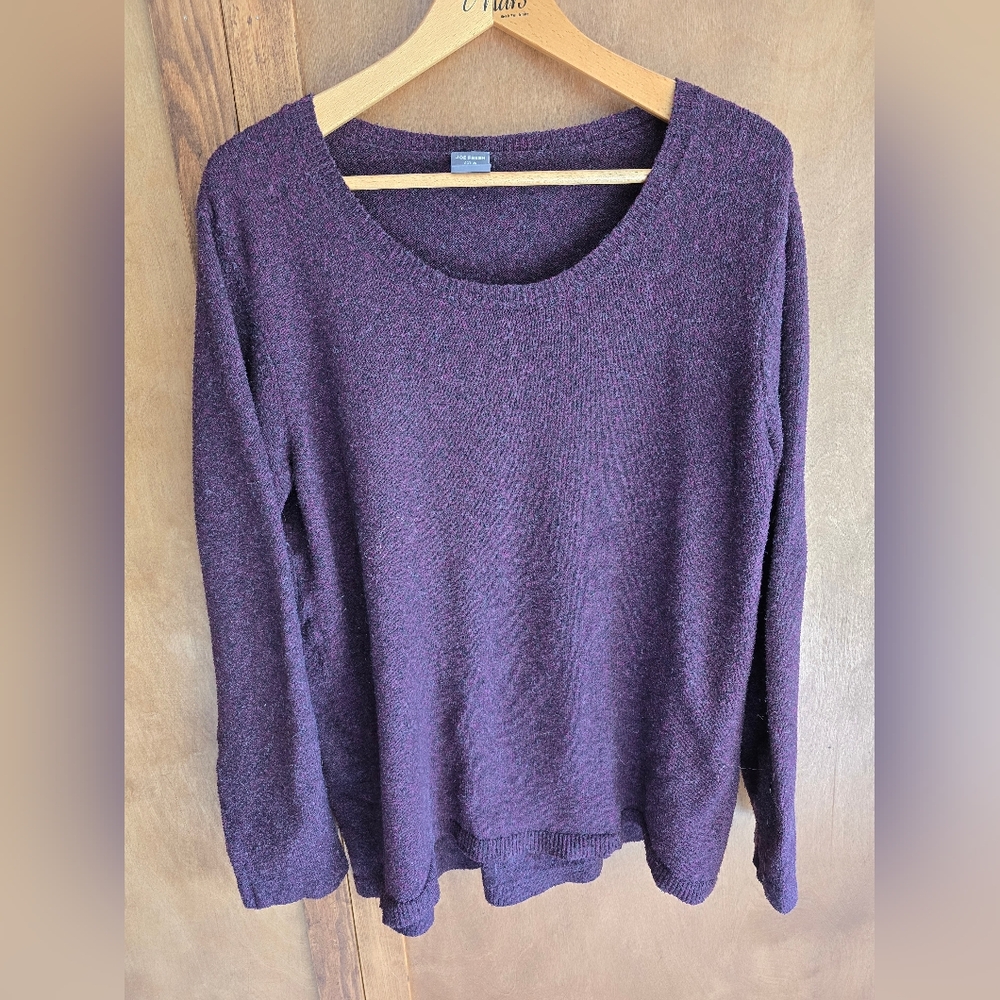 Joe Fresh Women's Deep Purple Sweater